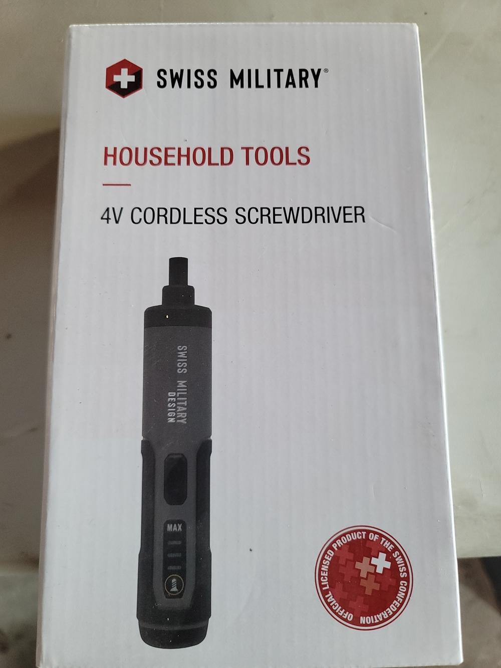 Swiss Military 4V Cordless Screwdriver - Black